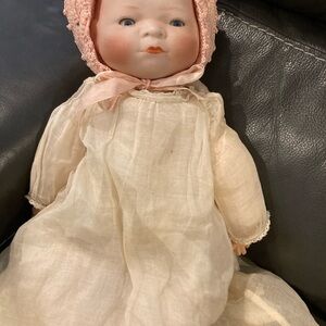 Antique doll Grace S Putnam Germany Bye-Lo Baby 14" bisque head celluloid hands